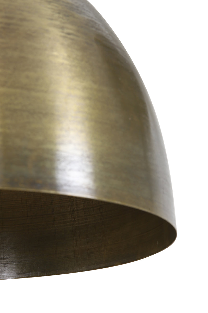 Hanging lamp 45x32 cm KYLIE raw old bronze