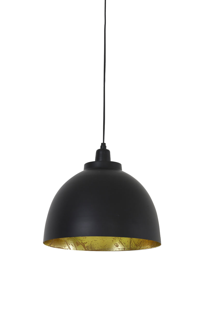 Hanging lamp 30x26 cm KYLIE black-gold