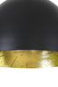 Hanging lamp 30x26 cm KYLIE black-gold