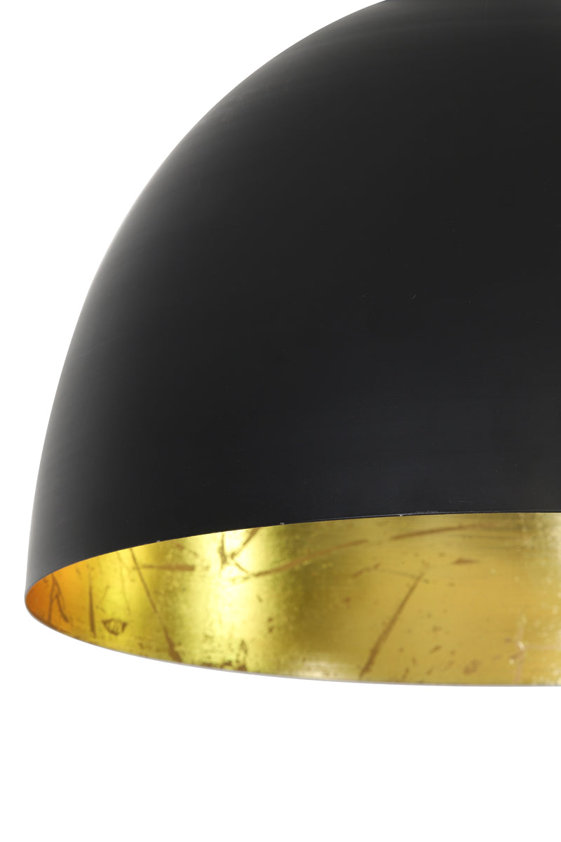 Hanging lamp 30x26 cm KYLIE black-gold