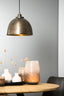 Hanging lamp 30x26 cm KYLIE dark raw nickel