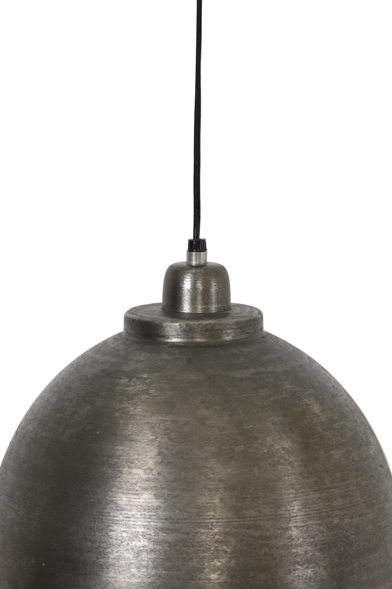 Hanging lamp 30x26 cm KYLIE dark raw nickel