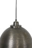 Hanging lamp 30x26 cm KYLIE dark raw nickel
