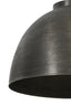 Hanging lamp 30x26 cm KYLIE dark raw nickel