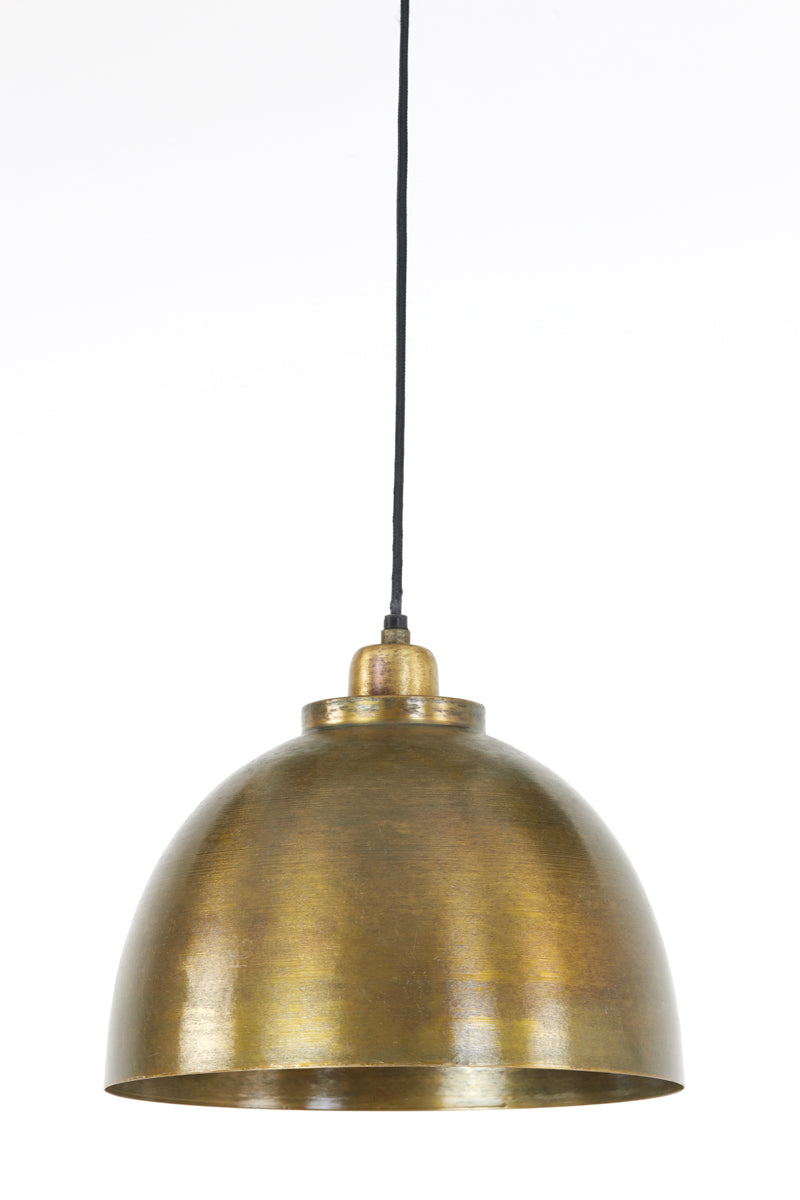 Hanging lamp 30x26 cm KYLIE raw old bronze