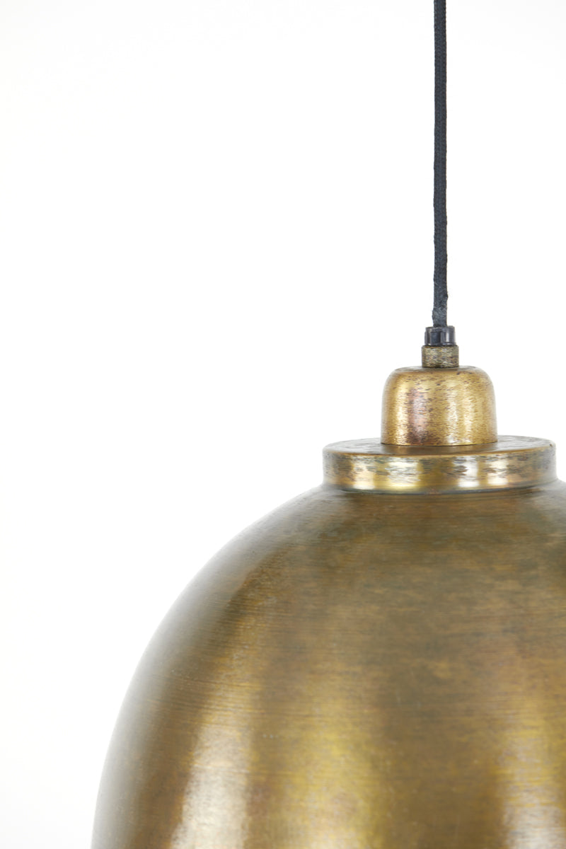 Hanging lamp 30x26 cm KYLIE raw old bronze