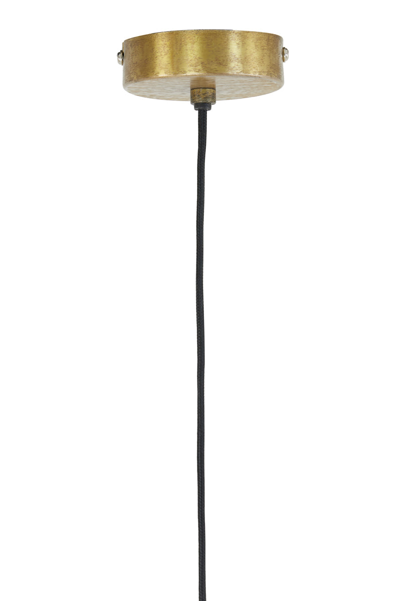 Hanging lamp 30x26 cm KYLIE raw old bronze