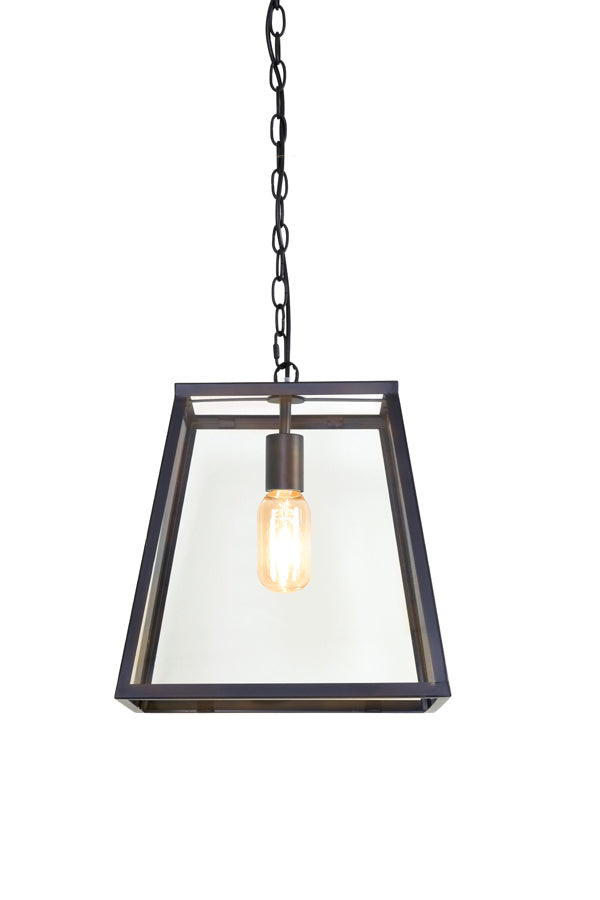 Hanging lamp 35x35x34,5 cm SAUNTE black+glass