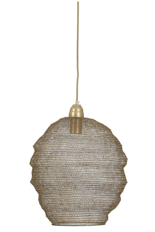 Hanging lamp 38x42 cm NINA wire antique bronze