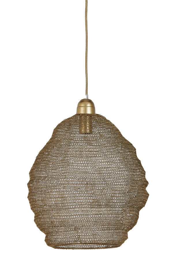 Hanging lamp 38x42 cm NINA wire antique bronze