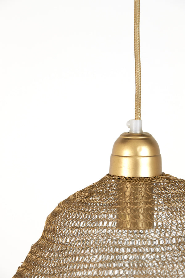Hanging lamp 38x42 cm NINA wire antique bronze