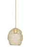Hanging lamp 18x20 cm NOLA wire light gold