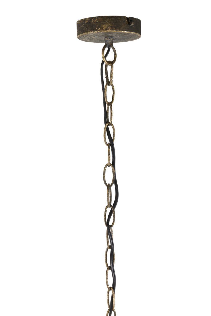 Hanging lamp 43,5x40,5 cm EMINE brown gold
