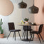 Hanging lamp 43,5x40,5 cm EMINE brown gold