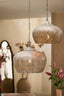Hanging lamp 51,5x46 cm EMINE brown gold