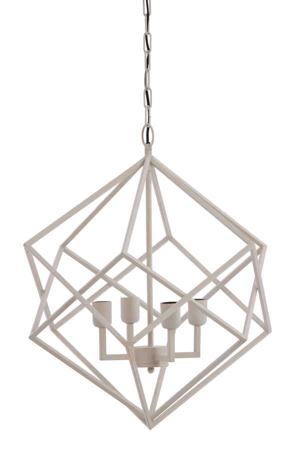 Hanging lamp 4L 61x68 cm DRIZELLA cream