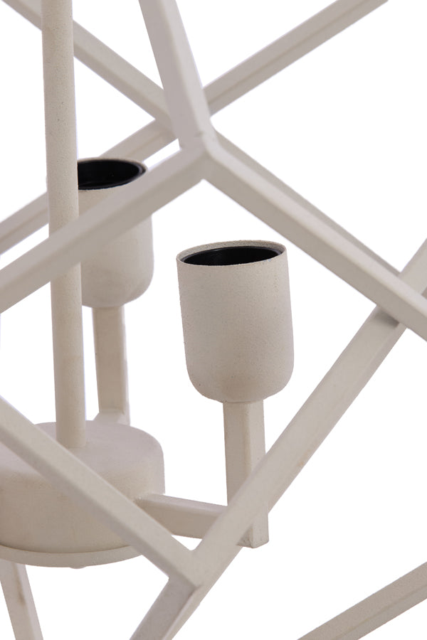 Hanging lamp 4L 61x68 cm DRIZELLA cream