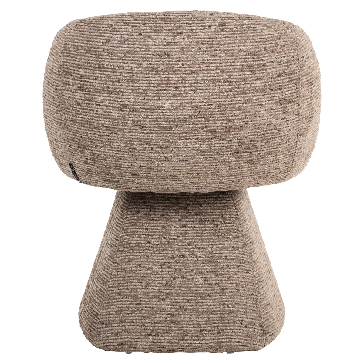 Dining chair Quiriro mocca linear swivel