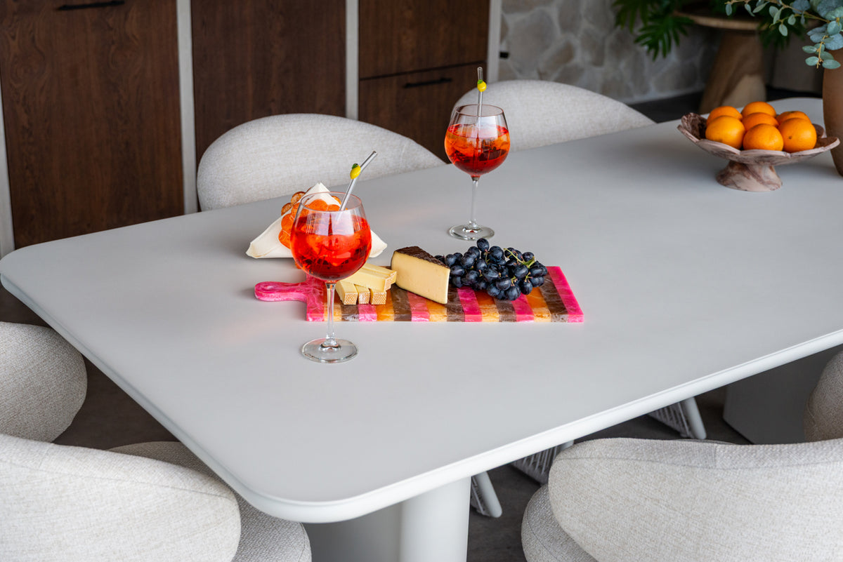 Outdoor dining table Senza light beige 220