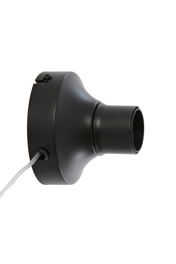 Electricity for wall lamp 10x8,5 cm ZARINA matt black