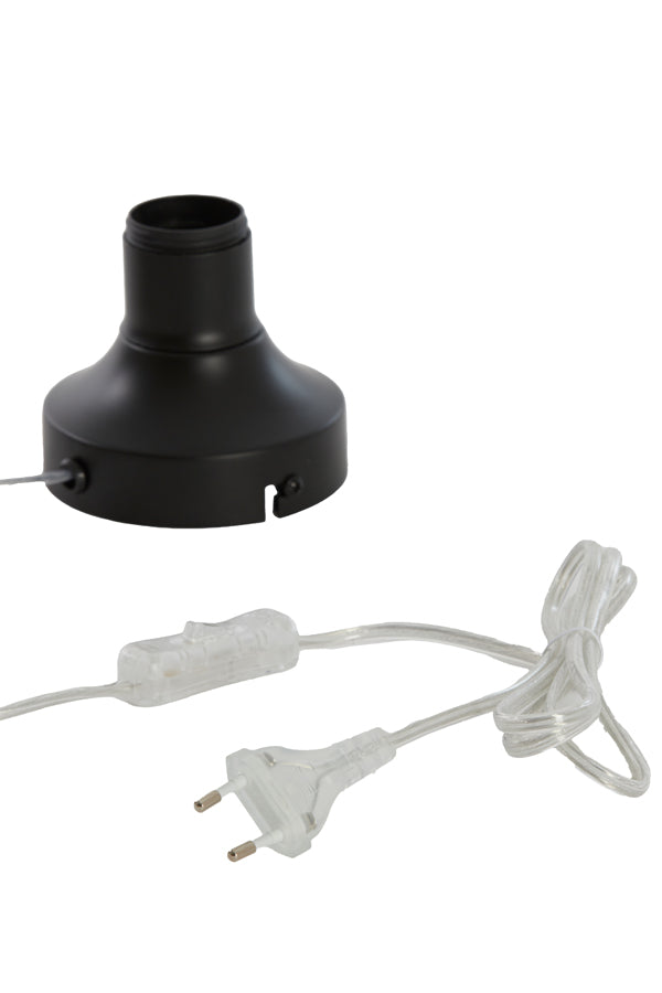 Electricity for wall lamp 10x8,5 cm ZARINA matt black
