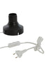 Electricity for wall lamp 10x8,5 cm ZARINA matt black