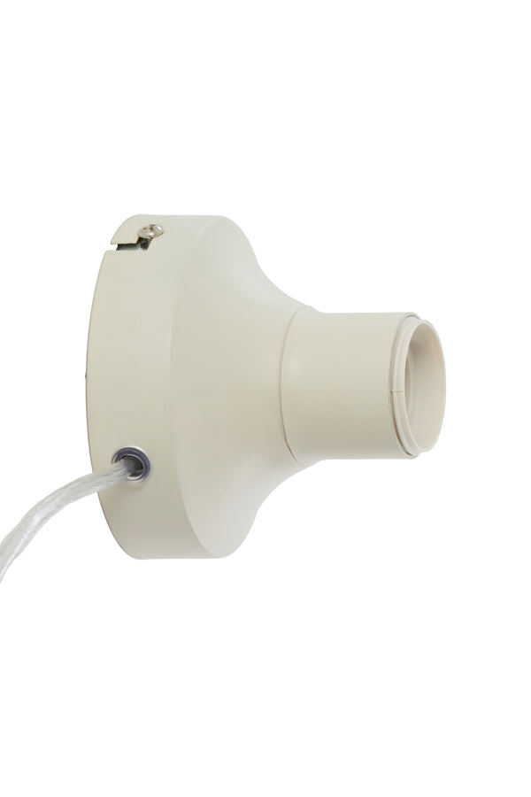 Electricity for wall lamp 10x8,5 cm ZARINA cream