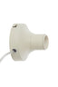 Electricity for wall lamp 10x8,5 cm ZARINA cream