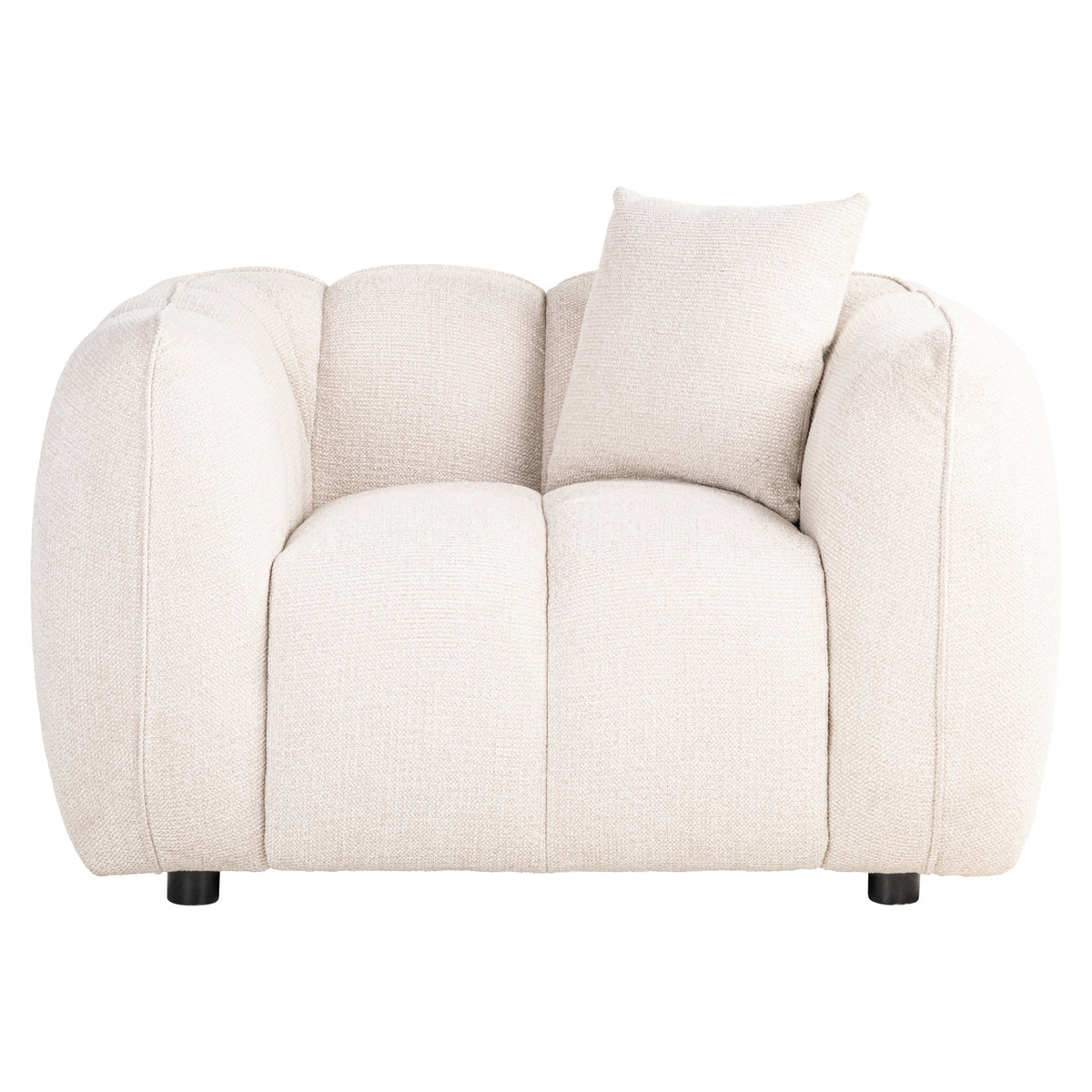 Lounge chair Jezebel cream fancy