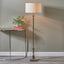 Canterbury Antique Silver Floor Lamp Base Only - Base Only