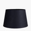 Windsor Sage Green Wooden Tripod Floor Lamp with Adelaide 40cm Black Tapered Cotton Mix Lampshade
