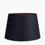 Windsor Sage Green Wooden Tripod Floor Lamp with Adelaide 40cm Black Tapered Cotton Mix Lampshade
