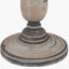 Captiva Grey Wash Mango Wood Floor Lamp Base with Rouen 45cm White Boucle Cylinder Lampshade