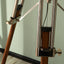 Port Nickel and Wood Tripod Floor Lamp - Base Only