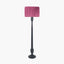 Captiva Antique Black Candle Stick Wood Floor Lamp - Base Only