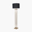 Langston Satin Brass Metal 4 Post Floor Lamp - Base Only
