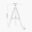 Sumba Bamboo Tripod Floor Lamp - Base Only