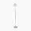 Chaplin Concrete and Brushed Chrome Floor Lamp