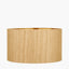 Langston Matt Black Metal Column Floor Lamp Base with Stellan 45cm Gold Slubbed Silk Mix Gold Lined Cylinder Lampshade