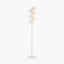 Vecchio Lustre Glass Orb and Gold Floor Lamp