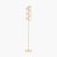 Vecchio Lustre Glass Orb and Gold Floor Lamp