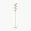 Vecchio Lustre Glass Orb and Gold Floor Lamp