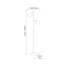 Aaron Antique Brass Metal Task Floor Lamp