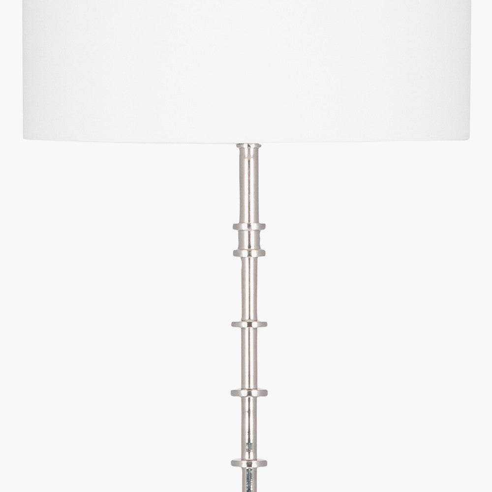 Almas Silver Metal Floor Lamp - Base Only