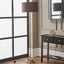 Almas Silver Metal Floor Lamp - Base Only