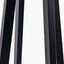 Whitby Matt Black Wood Tapered 4 Post Floor Lamp - Base Only