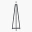 Whitby Matt Black Wood Tapered 4 Post Floor Lamp - Base Only