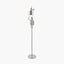 Aaron Brushed Chrome Metal Task Floor Lamp