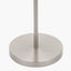 Aaron Brushed Chrome Metal Task Floor Lamp