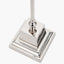 Claudius Nickel Metal Stick Floor Lamp